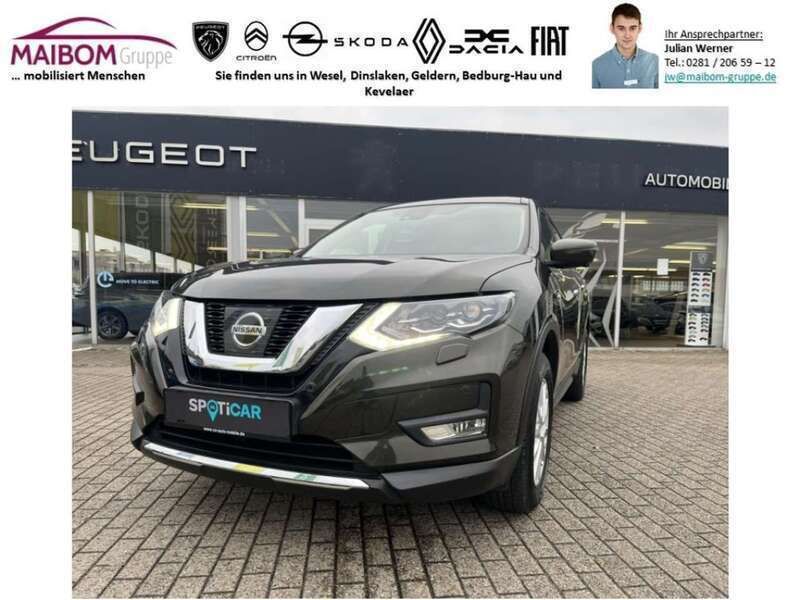 Titanium olive metallic (metallic) Gebraucht 2018 Nissan X-Trail Acenta SUV | 19.990 € (Fairer Preis) - Bild 1/3
