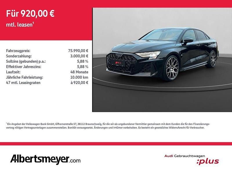 Schwarz Gebraucht 2025 Audi RS3 Sport Kleinwagen | 75.990 € (Teuer) - Bild 1/4
