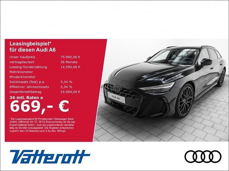 Schwarz Gebraucht 2025 Audi A6 Edition .1 Kombi | 75.990 € (Teuer) - Bild 1/4