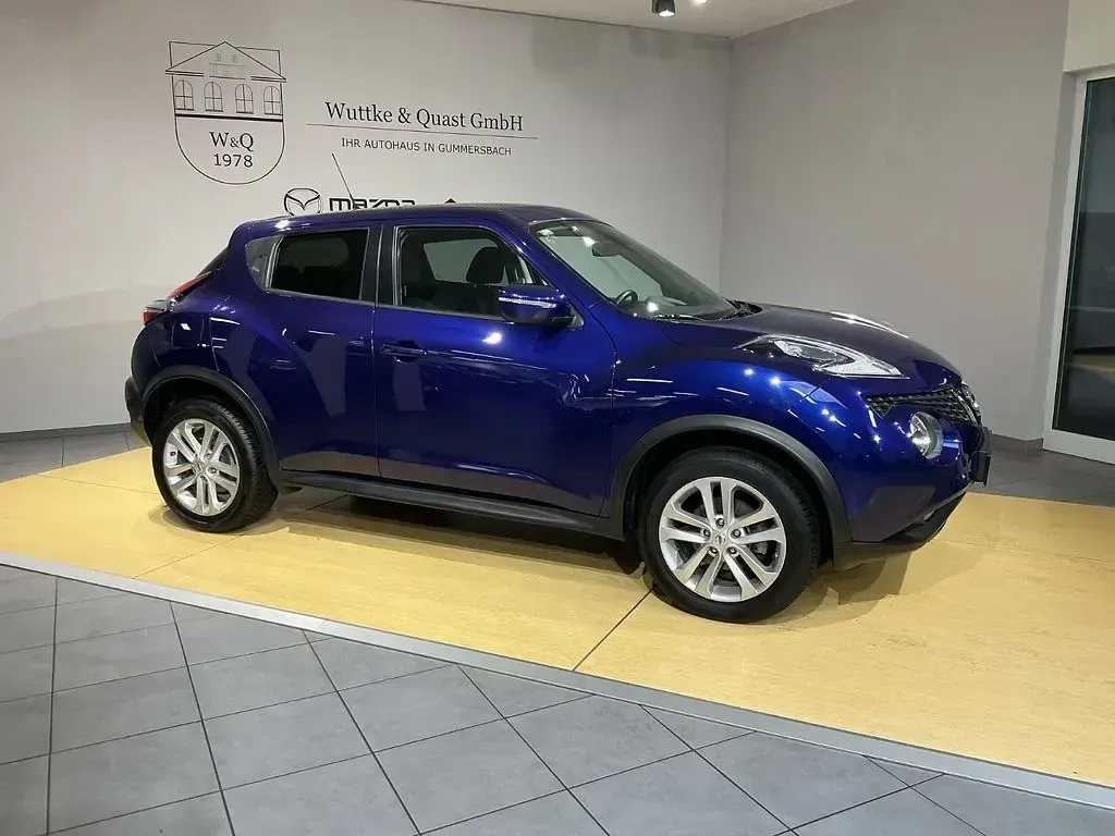 Gebraucht Nissan Juke Acenta 117 PS (86 kW) 2015 Blau SUV