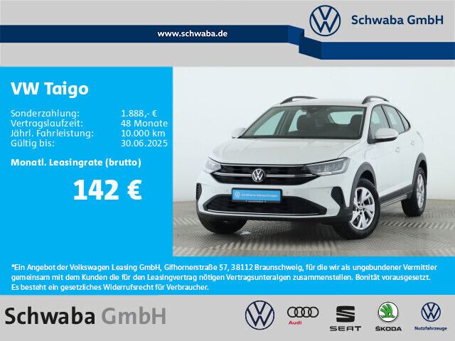 Pure white Gebraucht 2024 VW Taigo Life SUV | 18.880 € (Fairer Preis) - Bild 1/4