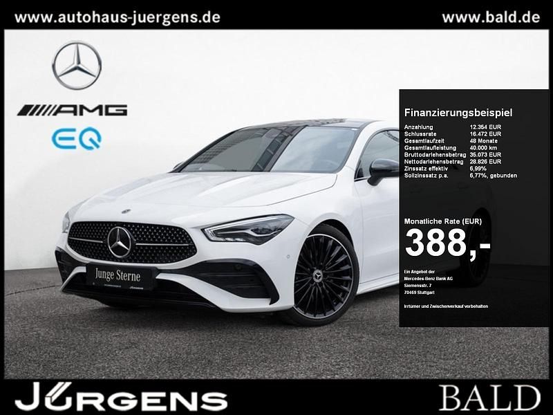 Weiss polarweiß Gebraucht 2024 Mercedes CLA200 AMG Coupé | 40.880 € (Teuer) - Bild 1/4