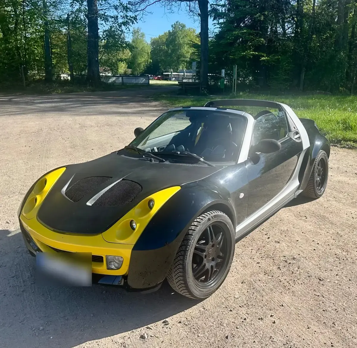 Gebraucht Smart Roadster 82 PS (60 kW) 2003 Schwarz Cabrio