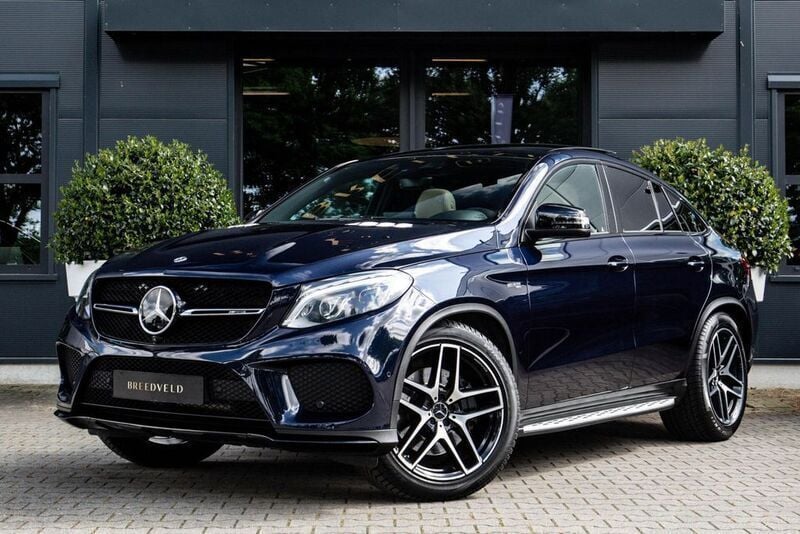 Blau Gebraucht 2018 Mercedes GLE43 AMG AMG Coupé | 45.900 € (Teuer) - Bild 1/4
