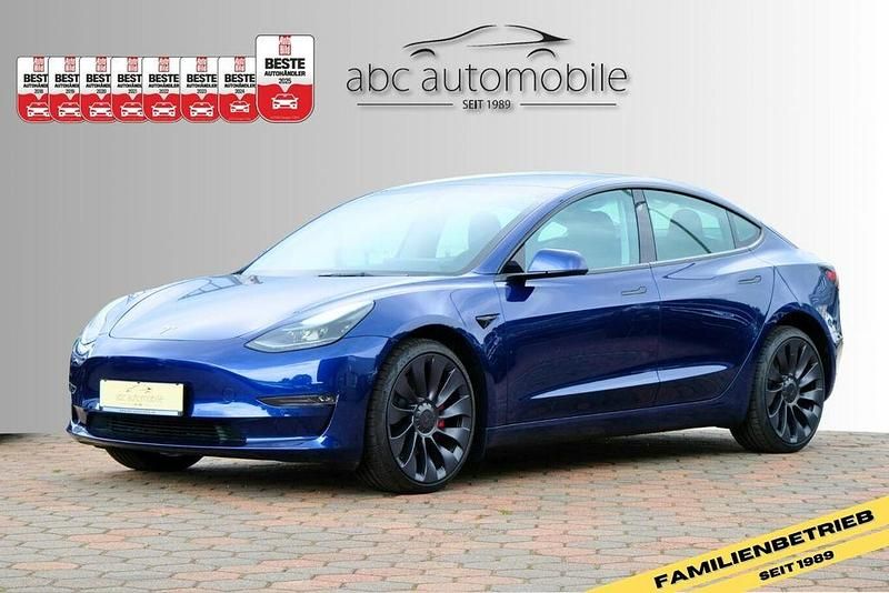 Gebraucht Tesla Model 3 Performance 377 kW (513 PS) 2022 Blau Limousine