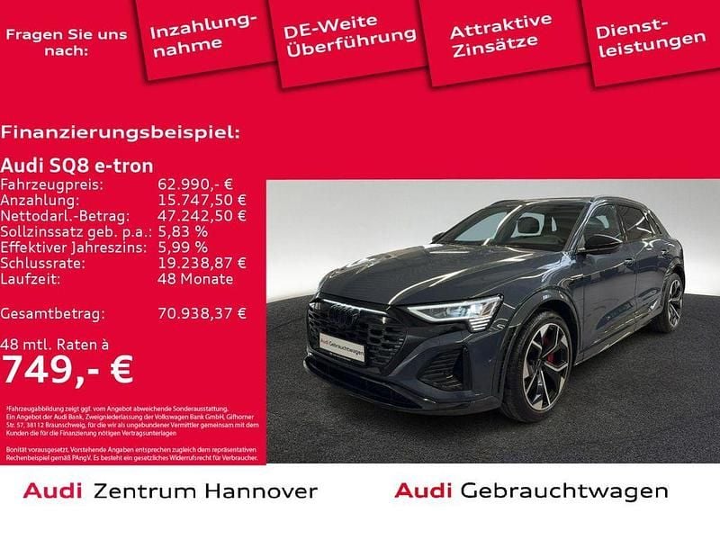 Gebraucht Audi SQ8 e-tron Ambiente 369 kW (503 PS) 2023 Plasmablau metallic SUV