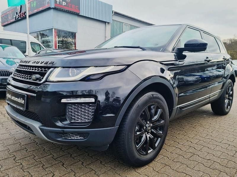 Santorini black Gebraucht 2018 Land Rover Range Rover evoque SE SUV | 24.700 € (Guter Preis) - Bild 1/4