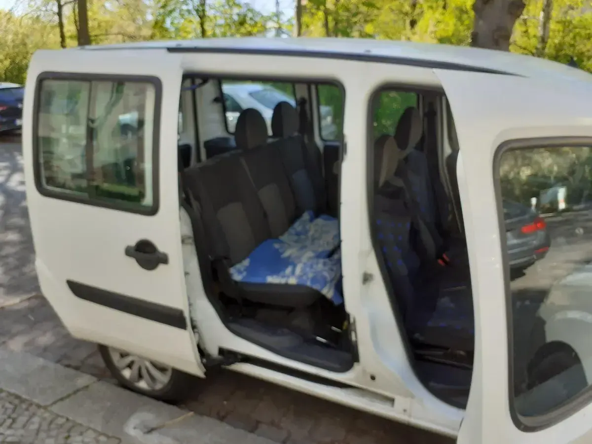 Gebraucht Fiat Doblò 77 PS (56 kW) 2007 Weiß Van / Kleinbus
