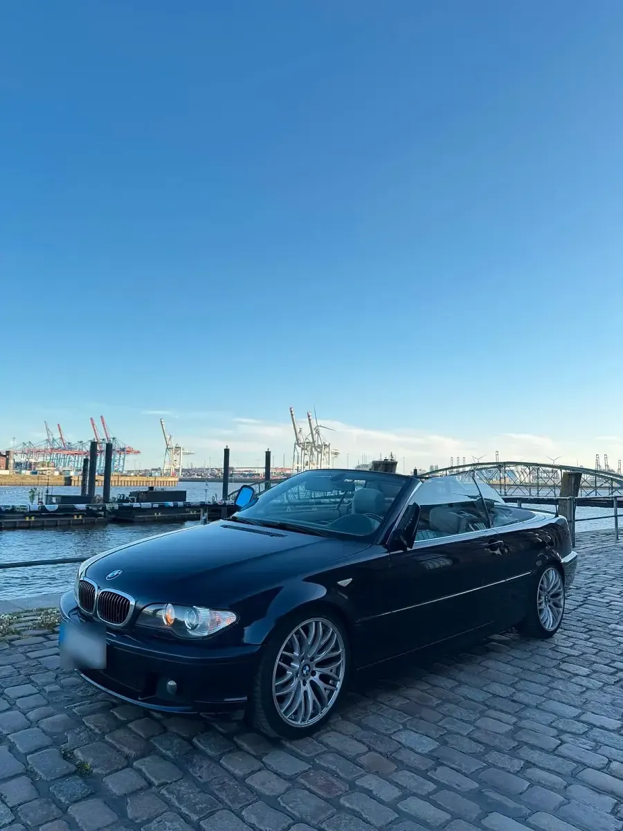 Usata BMW 320 170 CV (125 kW) 2003 Blu Cabrio