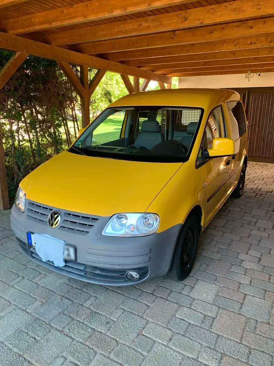 Gebraucht VW Caddy 69 PS (50 kW) 2007 Gelb Van / Kleinbus