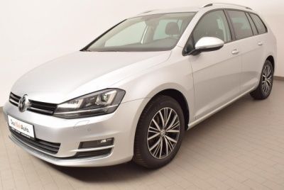 Silber metallic Gebraucht 2016 VW Golf VII Allstar Kombi | 15.986 € (Fairer Preis) - Bild 1/4