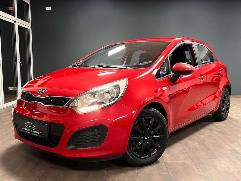 Rot Gebraucht 2013 Kia Rio Edition 7 Kleinwagen | 3.990 € (Guter Preis) - Bild 1/4