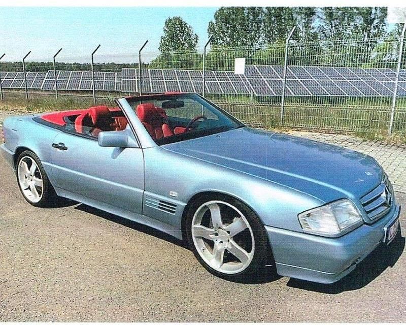 Blau Gebraucht 1991 Mercedes SL300 Cabrio | 14.500 € - Bild 1/4
