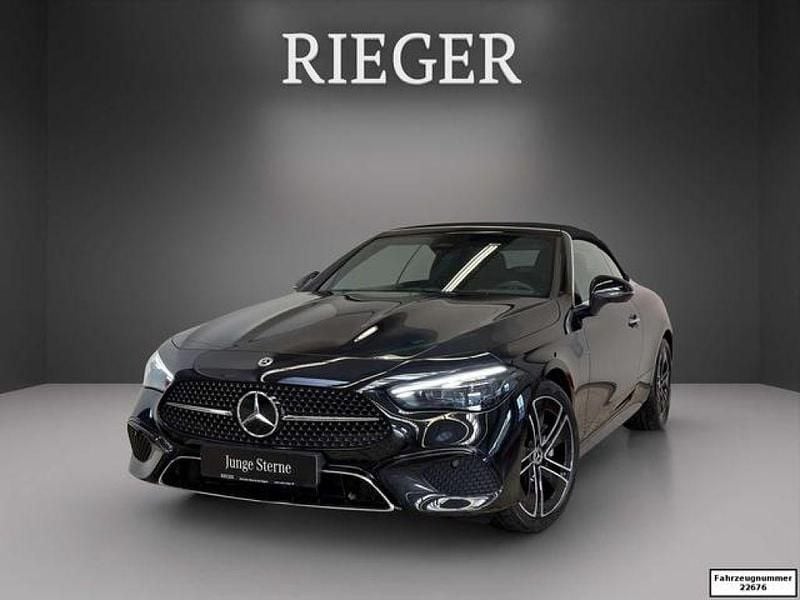 Metalliclack obsidianschwarz (metallic) Gebraucht 2024 Mercedes 200 Avantgarde Cabrio | 46.555 € (Superpreis) - Bild 1/4