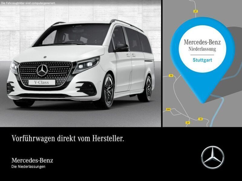 Weiß Gebraucht 2025 Mercedes V300 Avantgarde Van / Kleinbus | 88.490 € - Bild 1/3