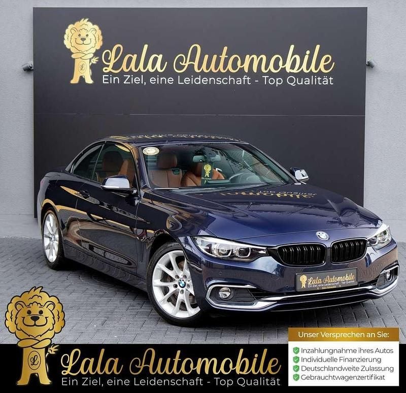 Blau Gebraucht 2018 BMW 430 Cabriolet Performance Cabrio | 29.890 € (Fairer Preis) - Bild 1/4