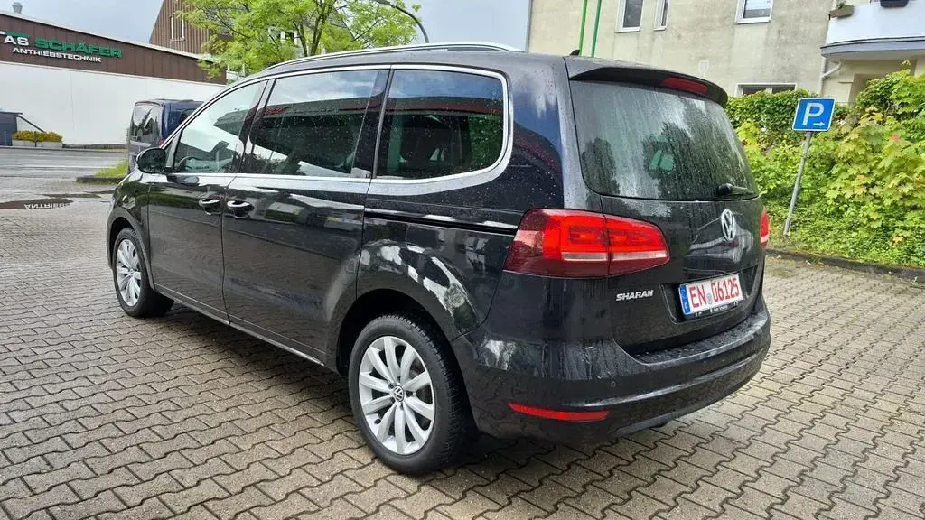 Brugt VW Sharan Highline 150 HK (110 kW) 2017 Sort MPV