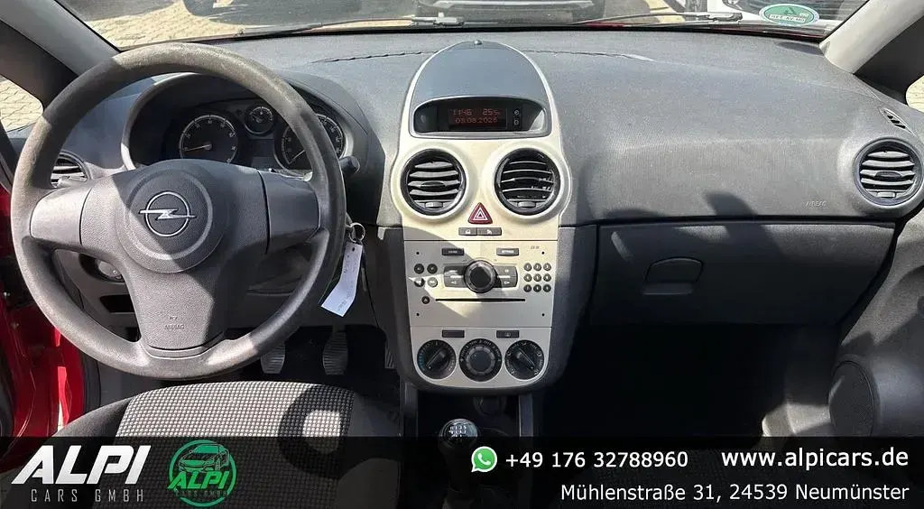 Gebraucht Opel Corsa Selection 60 PS (44 kW) 2009 Rot Kleinwagen