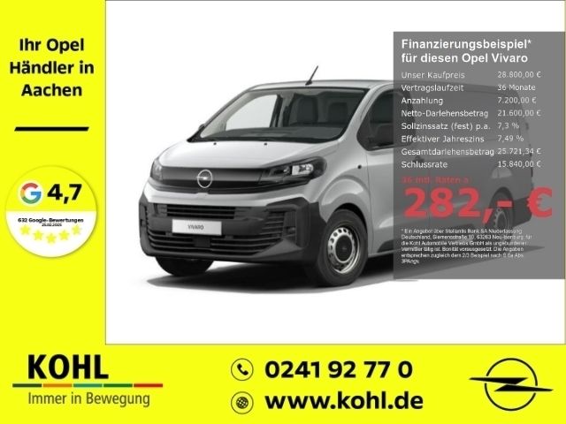 Grau Neu 2025 Opel Vivaro Van | 28.800 € (Fairer Preis) - Bild 1/4