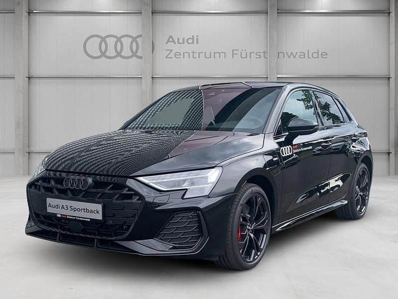 Schwarz Gebraucht 2025 Audi A3 Sportback e-tron S-Line Limousine | 49.700 € - Bild 1/4