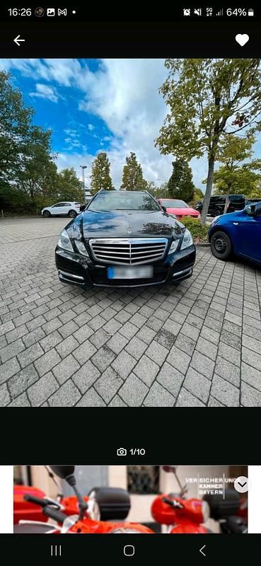 Schwarz Gebraucht 2014 Mercedes E350 Kombi | 5.999 € - Bild 1/4