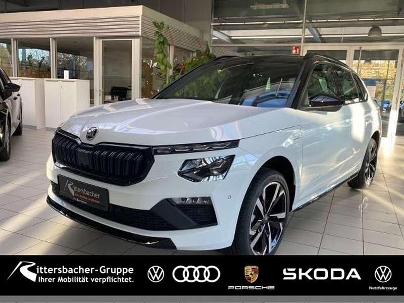 Moonweiss metallic Neu 2026 Skoda Kamiq Monte Carlo SUV | 40.490 € - Bild 1/4