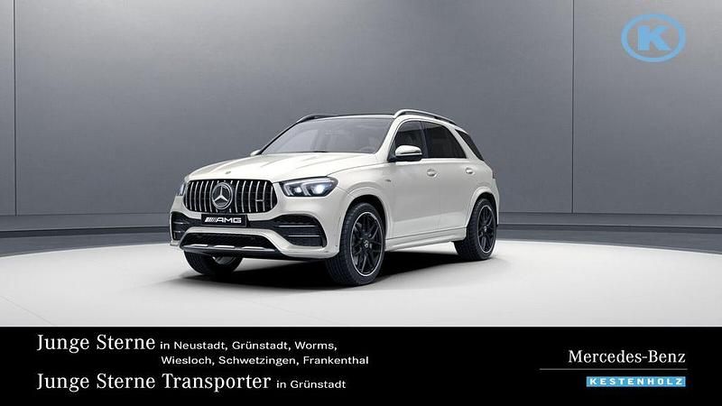 Manufaktur diamantweiß bright Gebraucht 2023 Mercedes GLE53 AMG AMG SUV | 90.980 € (Etwas zu teuer) - Bild 1/4