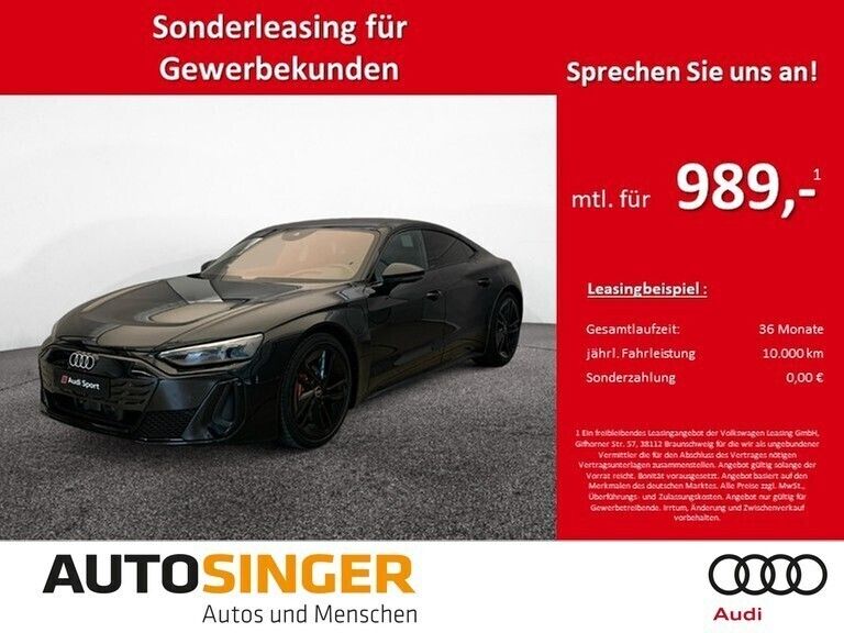 Schwarz Gebraucht 2022 Audi e-tron GT quattro Design Limousine | 140.593 € (Etwas zu teuer) - Bild 1/4