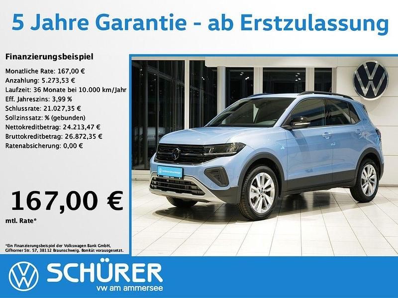 Blau Gebraucht 2025 VW T-Cross Goal SUV | 29.487 € (Guter Preis) - Bild 1/4