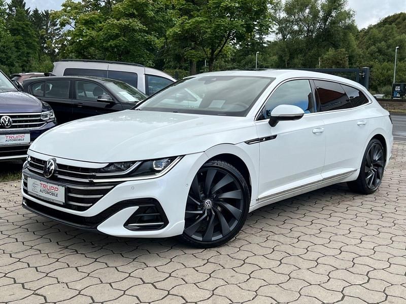 Weiß Gebraucht 2021 VW Arteon R-line Kombi | 34.750 € (Fairer Preis) - Bild 1/4