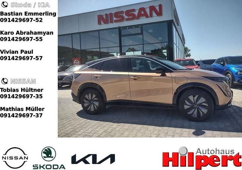 Akatrsuki copper / black (metallic) Gebraucht 2022 Nissan Ariya Advance SUV | 33.390 € (Guter Preis) - Bild 1/4