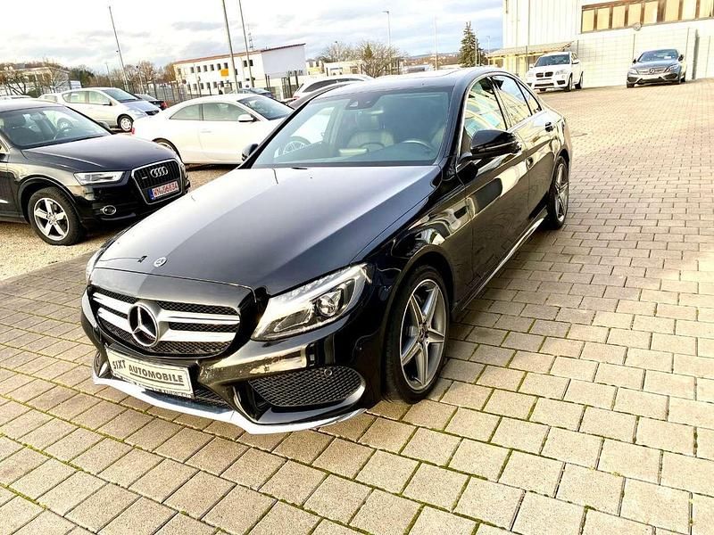 Gebraucht Mercedes C200 AMG line 184 PS (135 kW) 2018 Schwarz Limousine