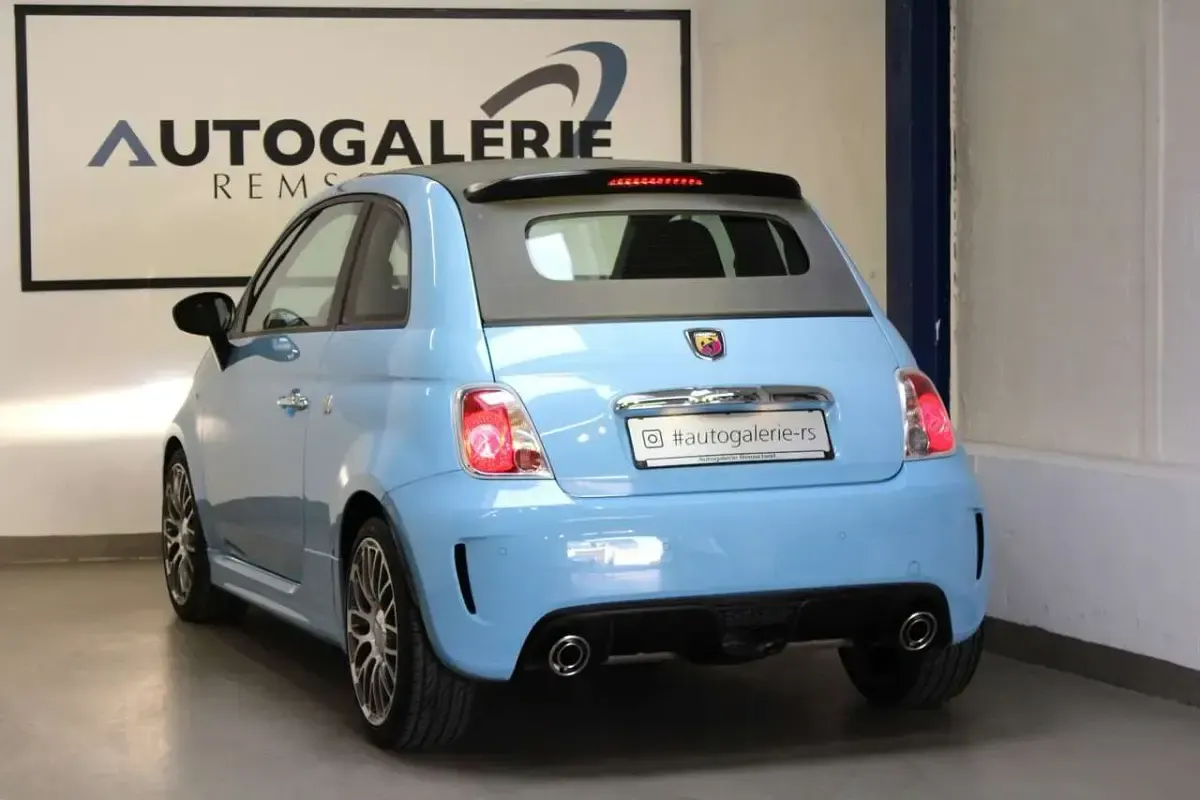 Second-hand Abarth 500C Custom 140 CP (102 kW) 2014 Albastru Cabrio