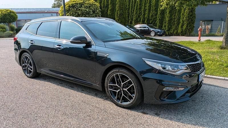 Blau Gebraucht 2019 Kia Optima GT-Line Kombi | 17.999 € (Fairer Preis) - Bild 1/4
