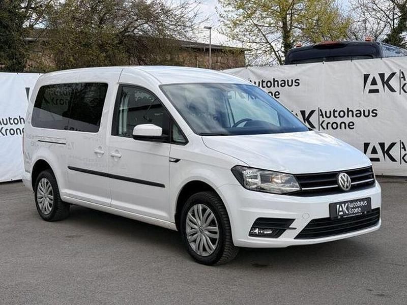Gebraucht VW Caddy Maxi Trendline 150 PS (110 kW) 2019 Weiß Van / Kleinbus