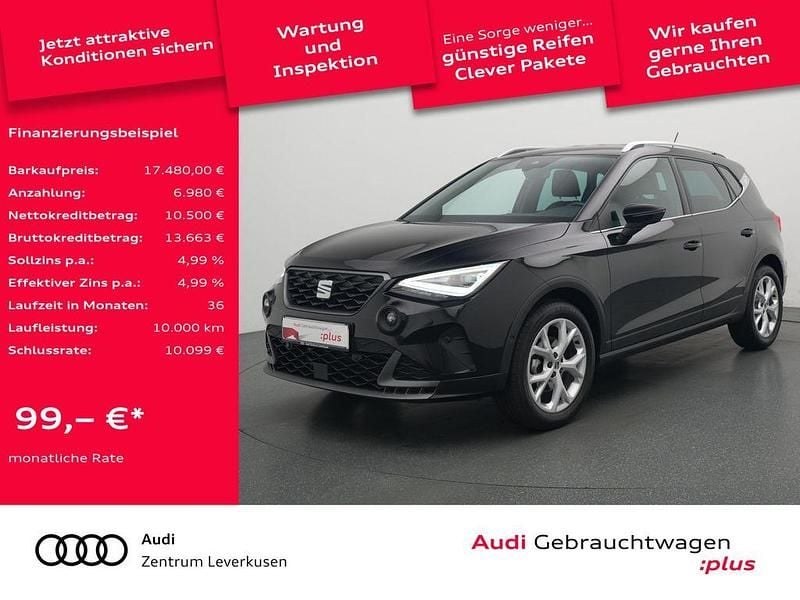 Midnightschwarz Gebraucht 2024 Seat Arona FR SUV | 17.480 € (Superpreis) - Bild 1/4
