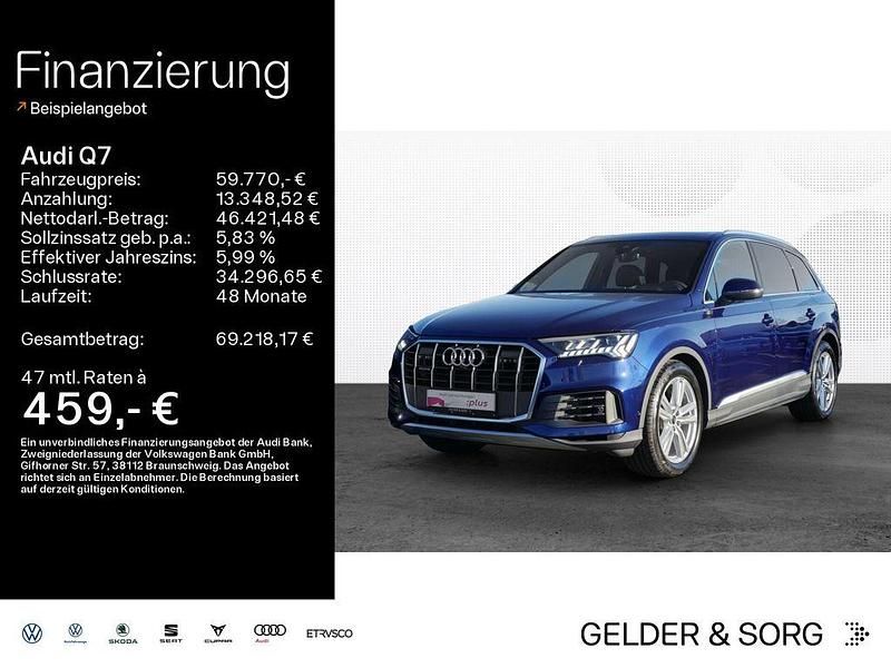 Navarrablau metallic Gebraucht 2024 Audi Q7 SUV | 58.980 € (Superpreis) - Bild 1/4