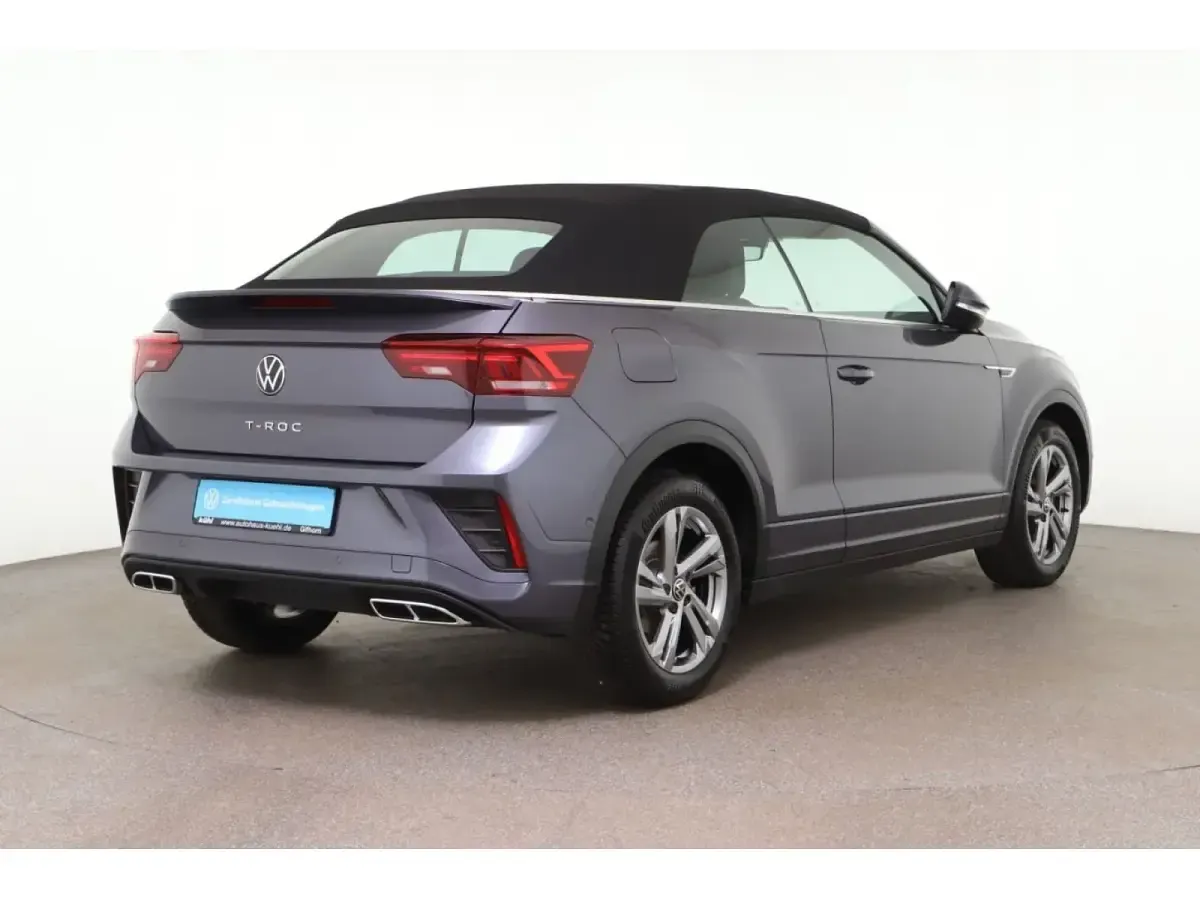 Gebraucht VW T-Roc Cabriolet R-line 150 PS (110 kW) 2025 Grau Cabrio