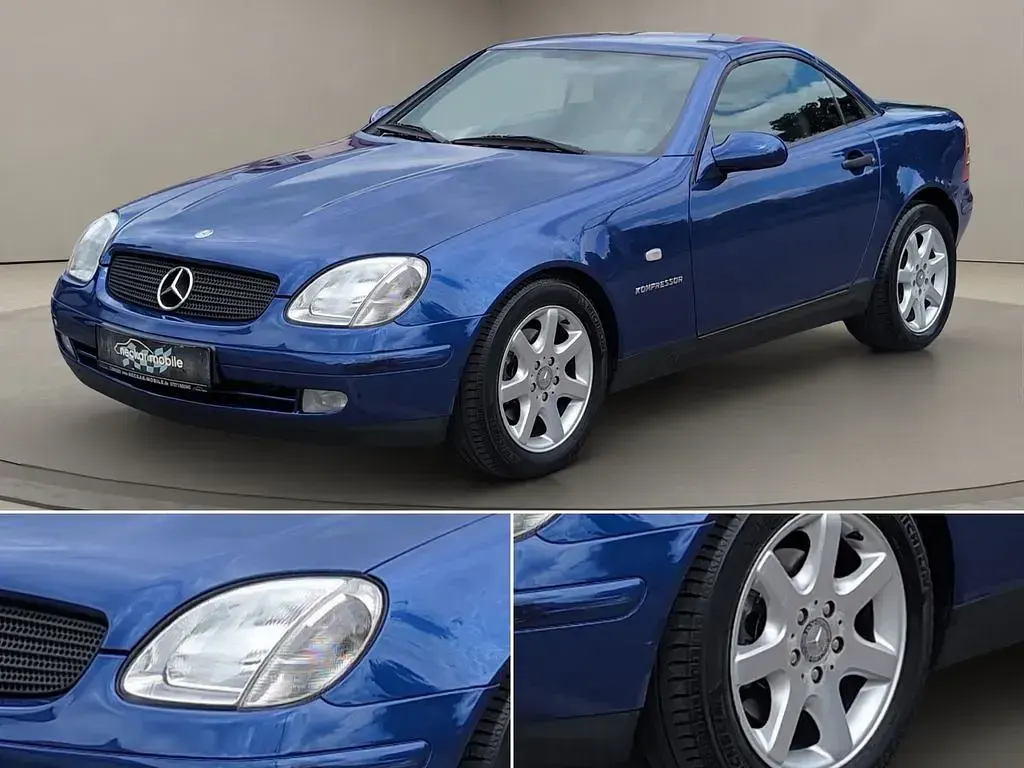 Gebraucht Mercedes SLK230 193 PS (141 kW) 1999 Linaritblau Cabrio