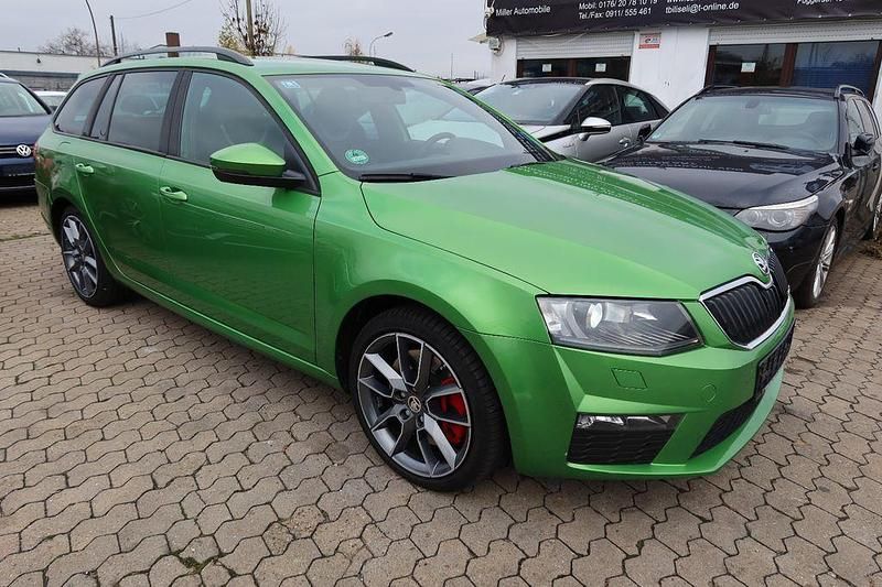 Gebraucht Skoda Octavia RS 184 PS (135 kW) 2015 Grün Kombi