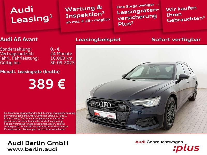 Firmamentblau metallic Gebraucht 2024 Audi A6 Advanced Plus Kombi | 50.900 € (Teuer) - Bild 1/3