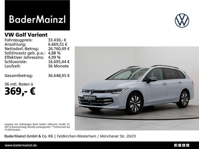 Blau Gebraucht 2025 VW Golf VIII Goal Kombi | 33.430 € (Guter Preis) - Bild 1/3