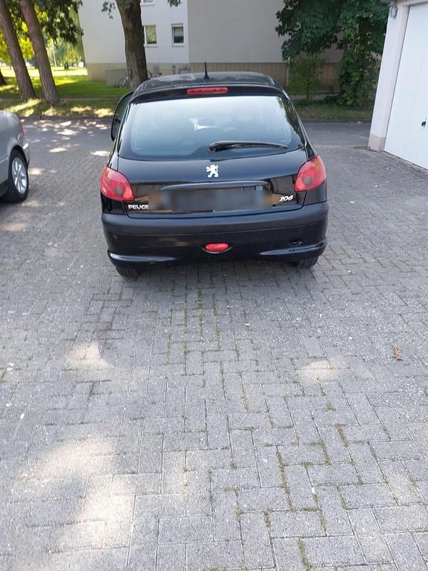Schwarz Gebraucht 2009 Peugeot 206 Kleinwagen | 1.000 € - Bild 1/4