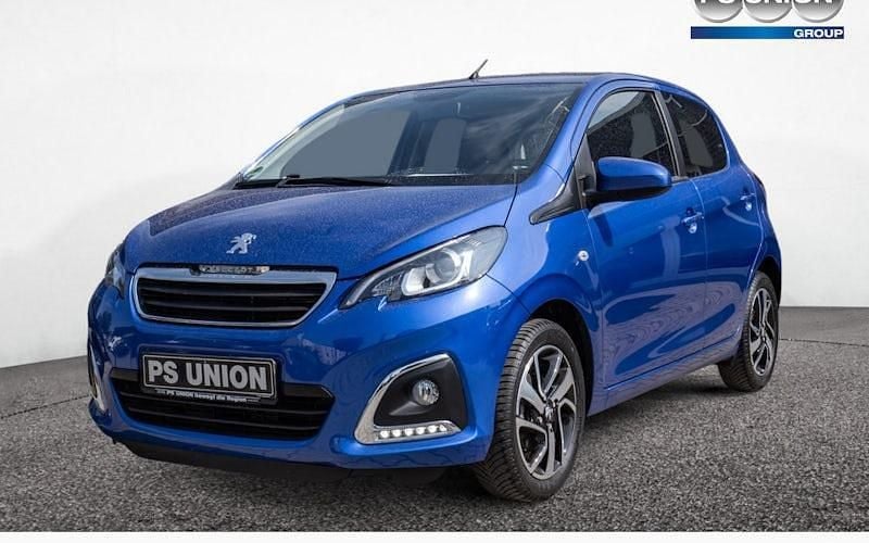 Blau Gebraucht 2021 Peugeot 108 Allure Kleinwagen | 9.795 € (Superpreis) - Bild 1/4