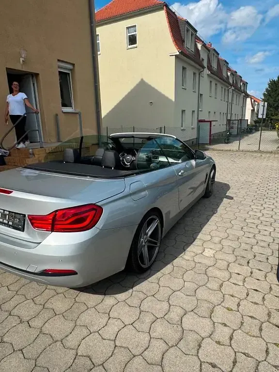 Gebraucht BMW 430 Cabriolet Sport Line 258 PS (189 kW) 2018 Silber Cabrio