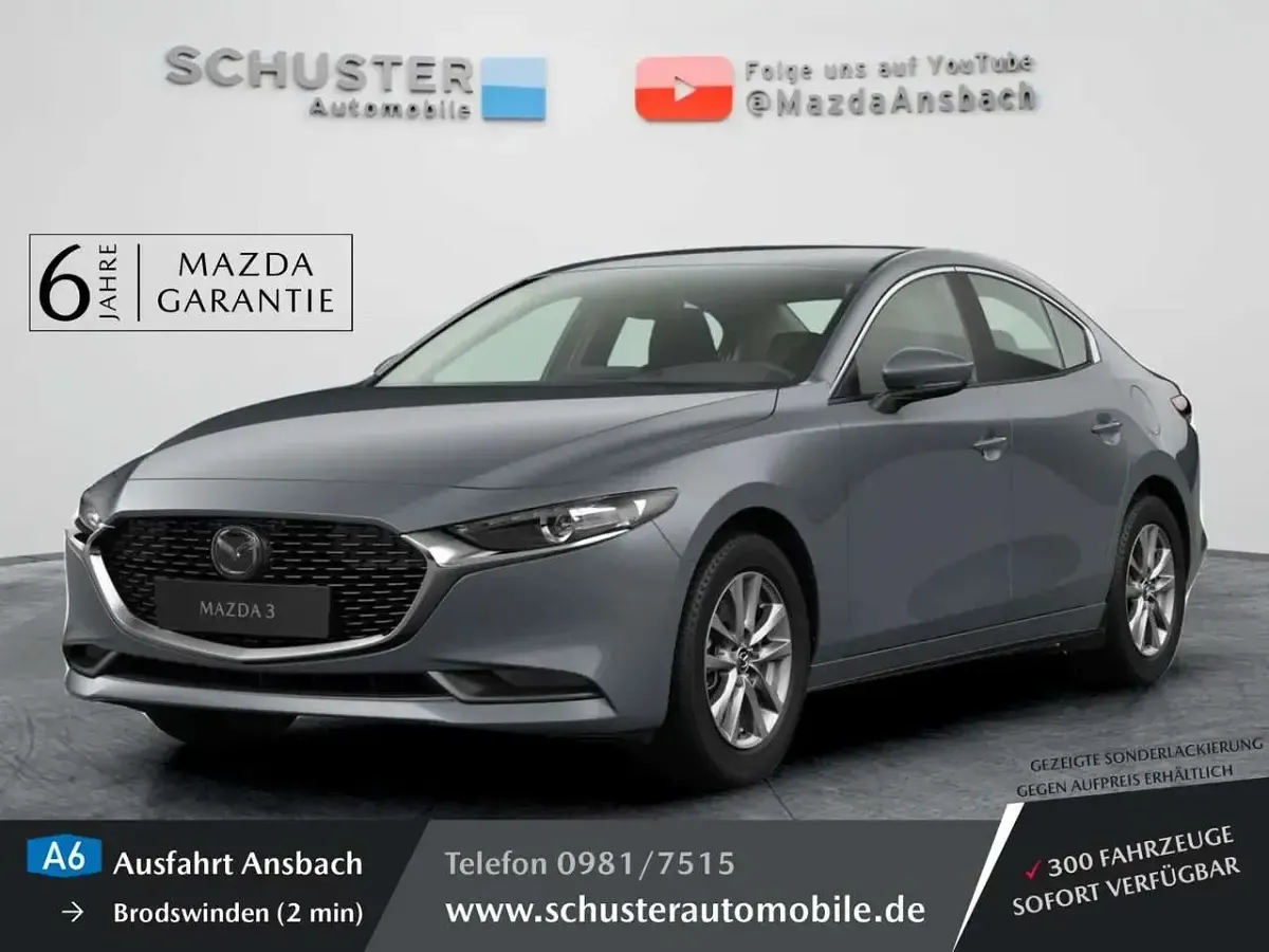 Nowe Mazda 3 140 KM (102 kW) 2026 Szary Sedan/Limuzyna
