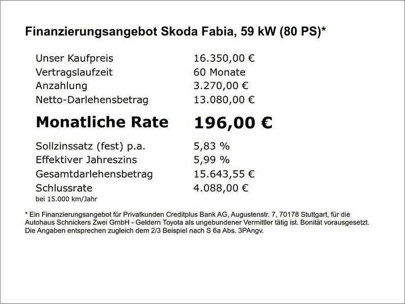 Schwarz Gebraucht 2023 Skoda Fabia Ambition Kleinwagen | 16.350 € (Fairer Preis) - Bild 1/1