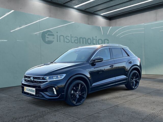 Schwarz Gebraucht 2024 VW T-Roc R-line SUV | 36.243 € (Etwas zu teuer) - Bild 1/2
