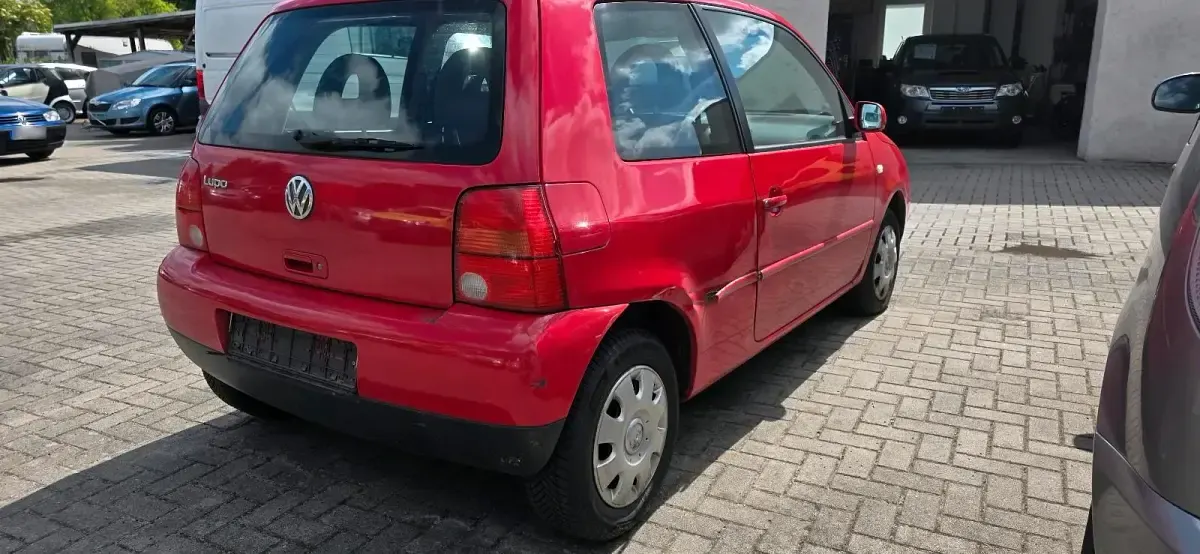 Gebraucht VW Lupo 55 PS (40 kW) 2003 Rot Kleinwagen