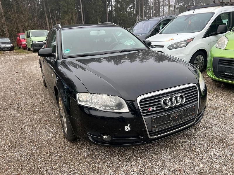 Schwarz Gebraucht 2008 Audi A4 S-Line Limousine | 1.600 € - Bild 1/4